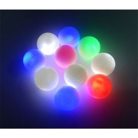 Led Golf Ball Flashing Ball Golf Supplies (Option: MultiColor)
