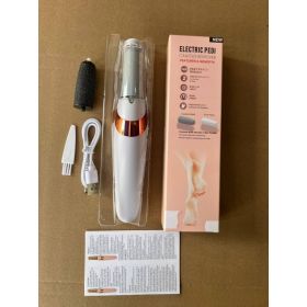 Electric Foot Grinder Foot Peeling Machine Foot Repair Tool (Option: Toothpaste Box White)