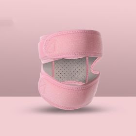 1pc Adjustable Sports Patella Pad Knee Support Brace For Men And Women (Color: Pink)